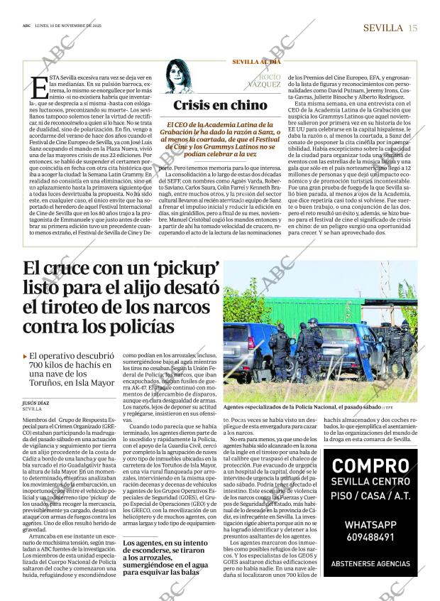 ABC SEVILLA 10-11-2025 página 15