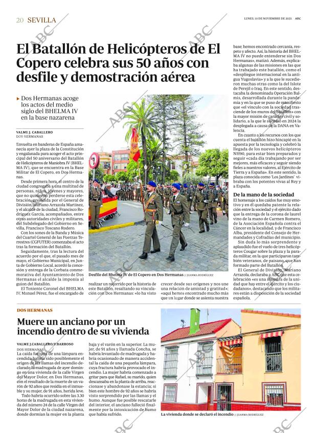 ABC SEVILLA 10-11-2025 página 20