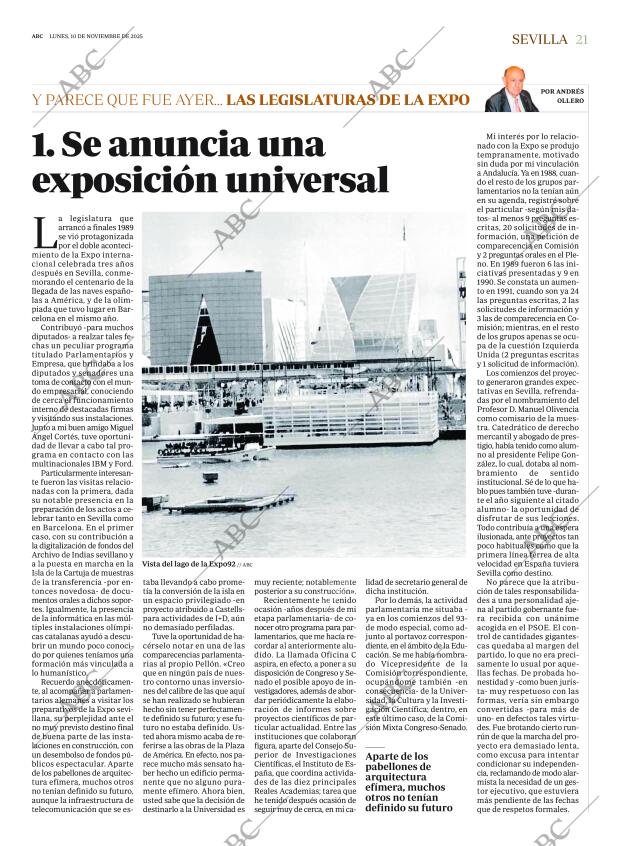 ABC SEVILLA 10-11-2025 página 21