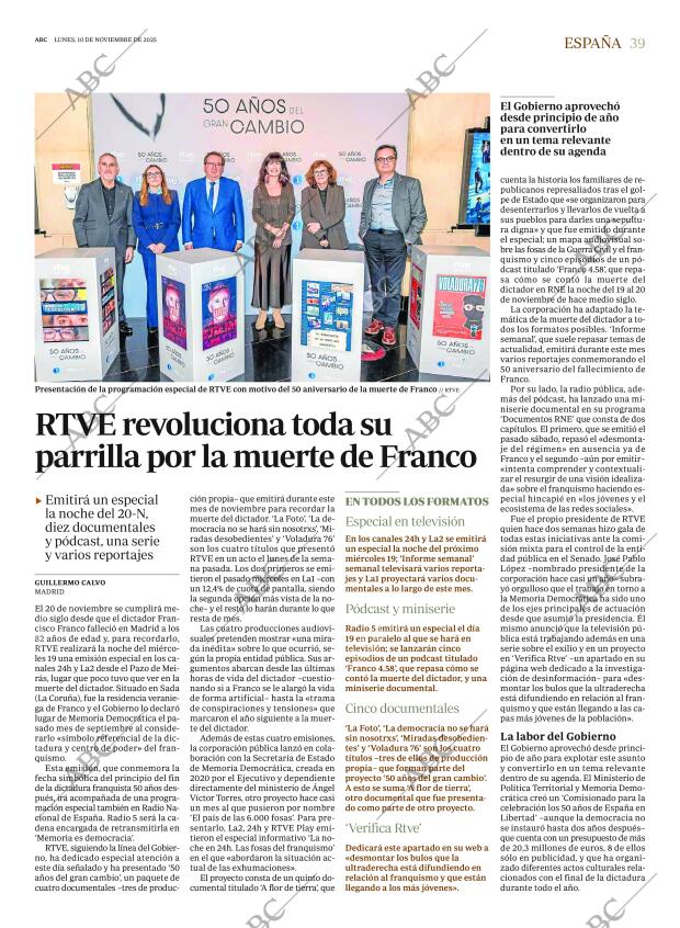 ABC SEVILLA 10-11-2025 página 39