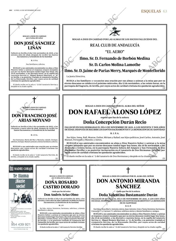 ABC SEVILLA 10-11-2025 página 63
