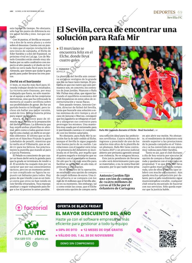 ABC SEVILLA 10-11-2025 página 69
