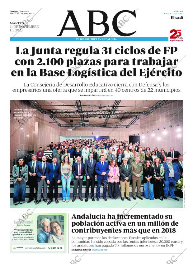 ABC CORDOBA 11-11-2025 página 1