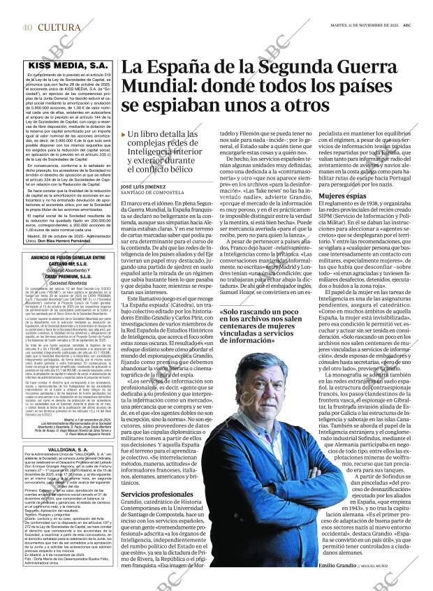 ABC MADRID 11-11-2025 página 40