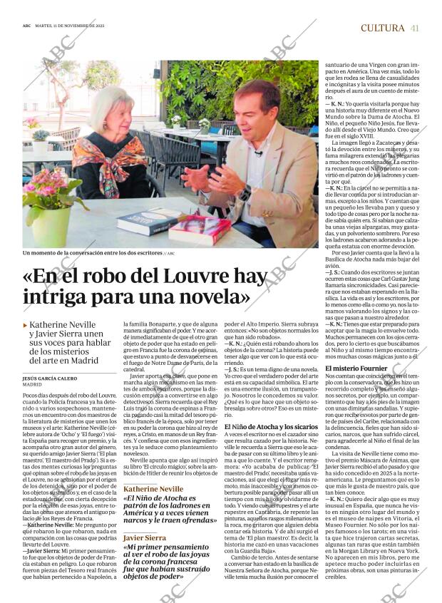 ABC MADRID 11-11-2025 página 41