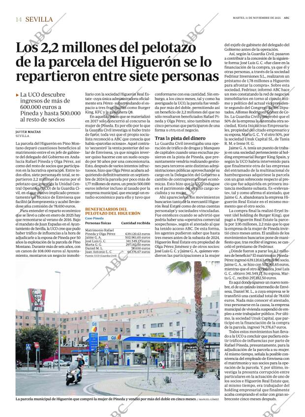 ABC SEVILLA 11-11-2025 página 14