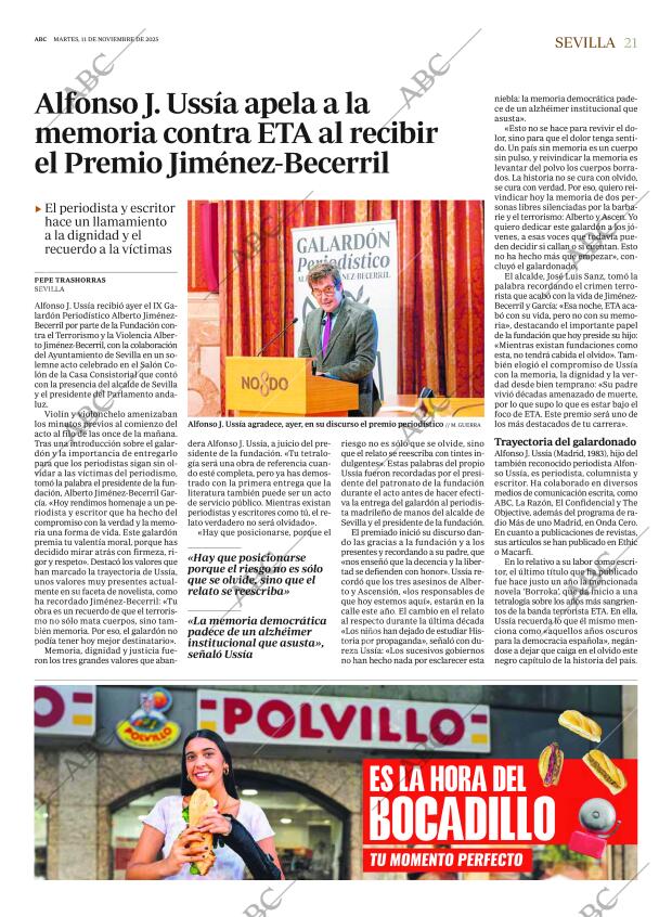 ABC SEVILLA 11-11-2025 página 21