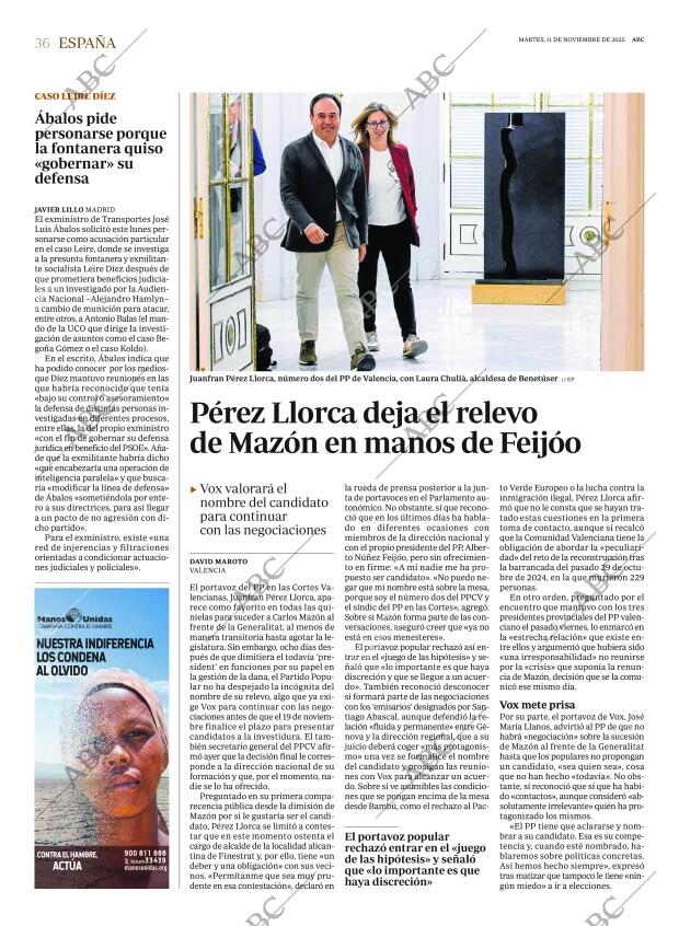 ABC SEVILLA 11-11-2025 página 36