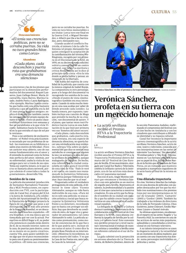 ABC SEVILLA 11-11-2025 página 55