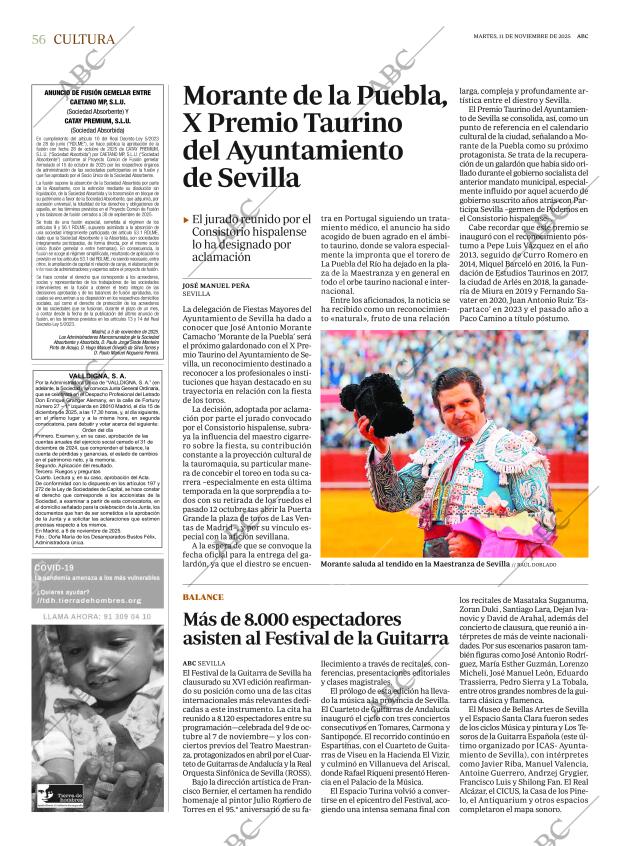 ABC SEVILLA 11-11-2025 página 56