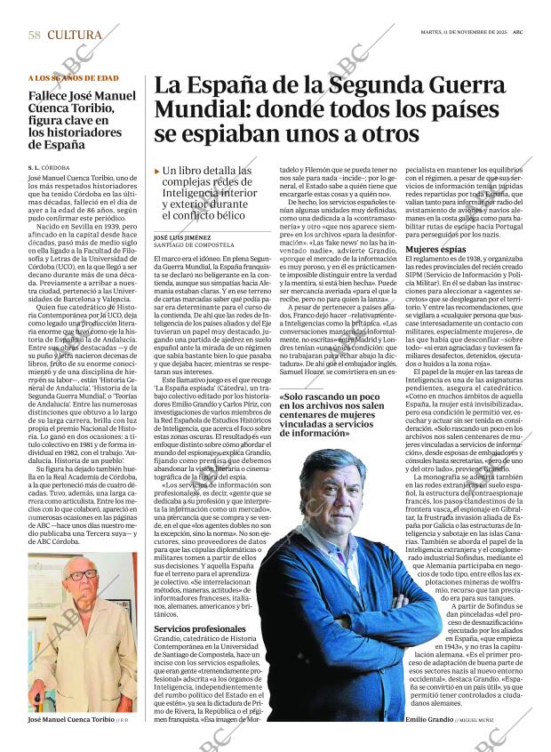 ABC SEVILLA 11-11-2025 página 58