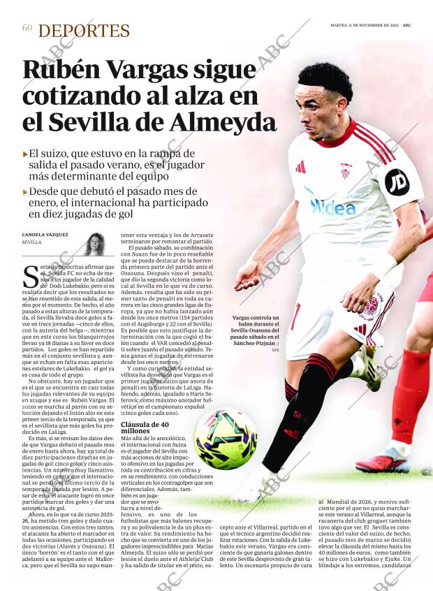 ABC SEVILLA 11-11-2025 página 60
