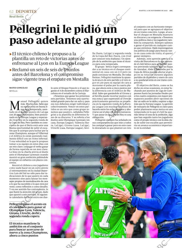 ABC SEVILLA 11-11-2025 página 62