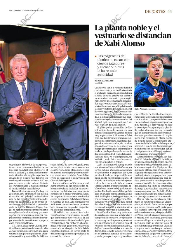 ABC SEVILLA 11-11-2025 página 65