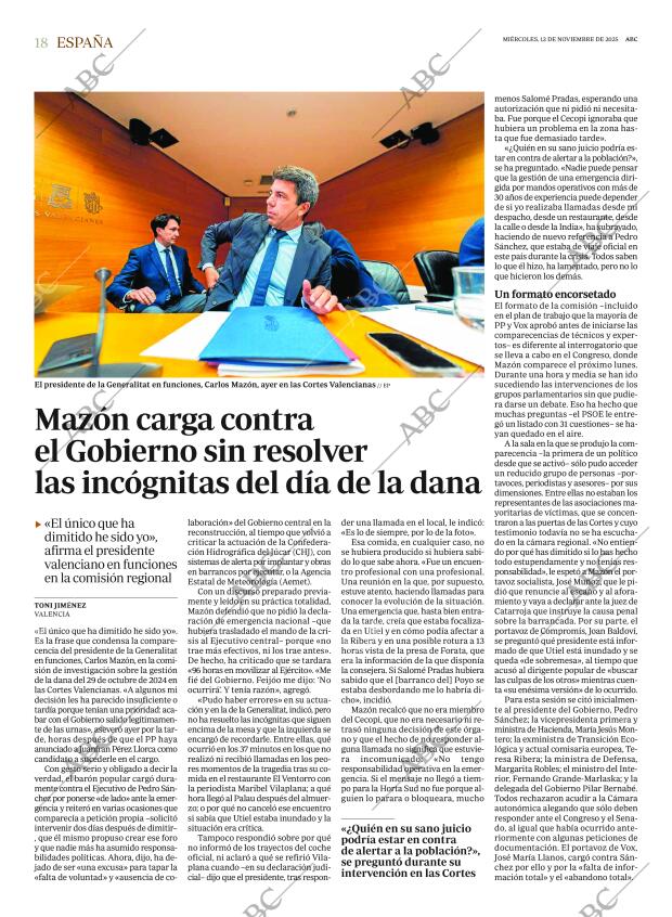 ABC MADRID 12-11-2025 página 18