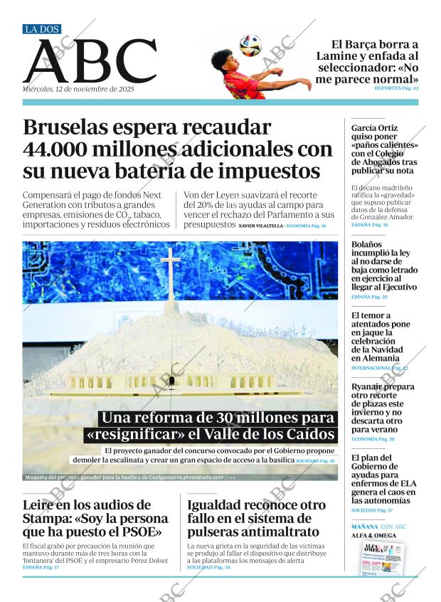 ABC MADRID 12-11-2025 página 2