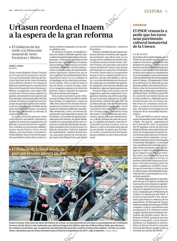 ABC MADRID 12-11-2025 página 41