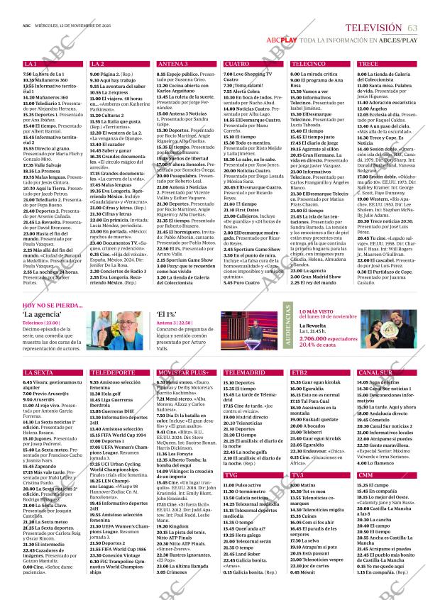 ABC MADRID 12-11-2025 página 63