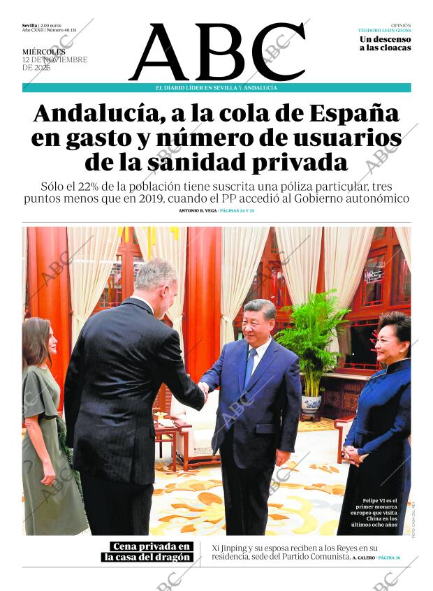 ABC SEVILLA 12-11-2025 página 1
