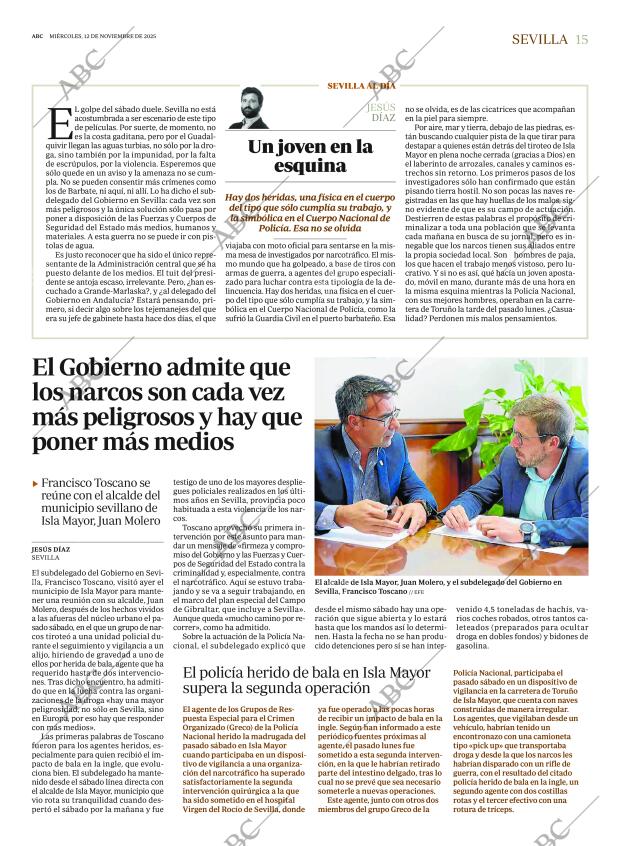 ABC SEVILLA 12-11-2025 página 15