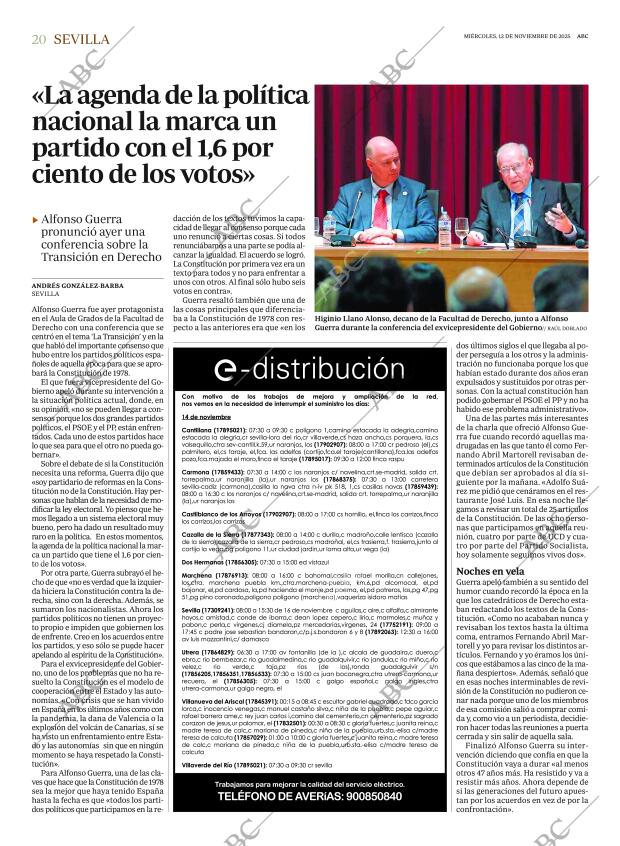ABC SEVILLA 12-11-2025 página 20