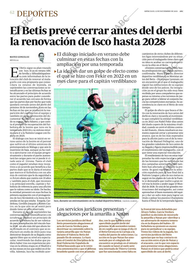 ABC SEVILLA 12-11-2025 página 62
