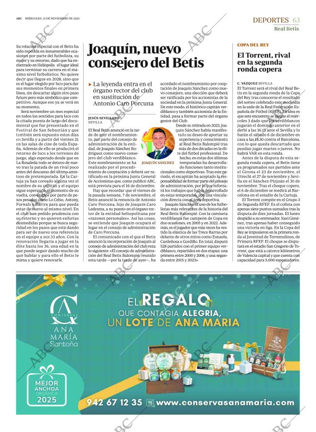 ABC SEVILLA 12-11-2025 página 63