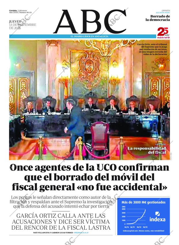 ABC CORDOBA 13-11-2025 página 1