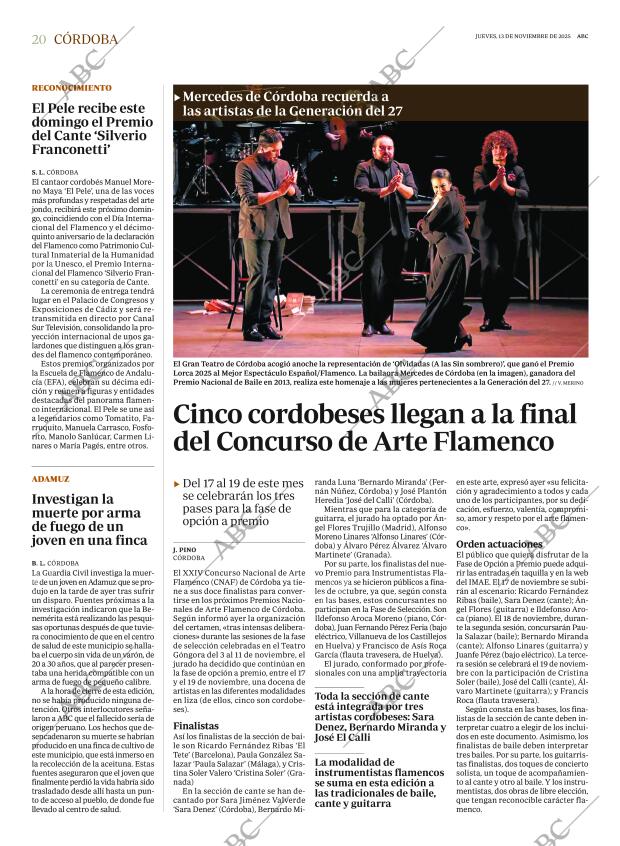 ABC CORDOBA 13-11-2025 página 20