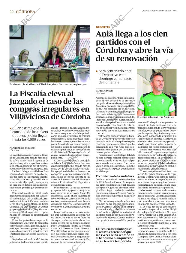 ABC CORDOBA 13-11-2025 página 22