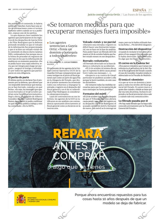 ABC CORDOBA 13-11-2025 página 27