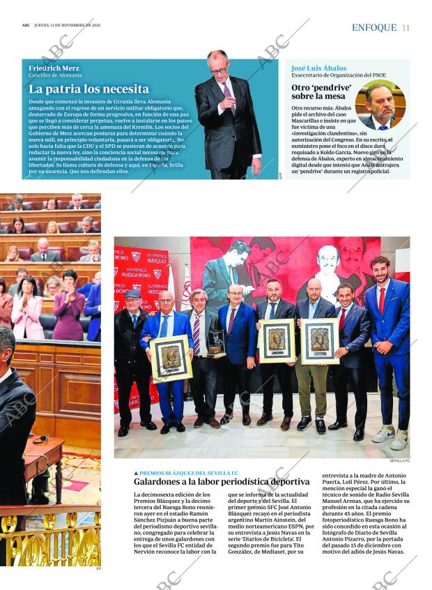 ABC SEVILLA 13-11-2025 página 11