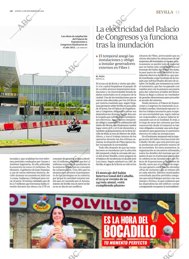 ABC SEVILLA 13-11-2025 página 13