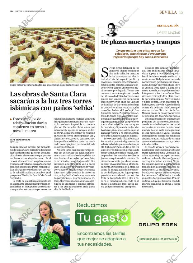 ABC SEVILLA 13-11-2025 página 15