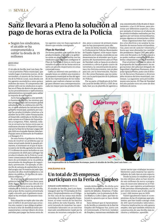 ABC SEVILLA 13-11-2025 página 16