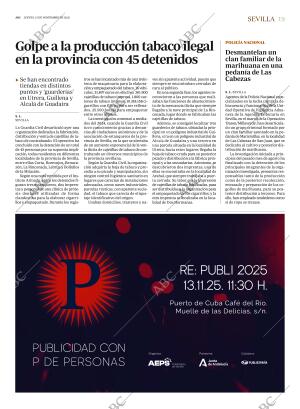 ABC SEVILLA 13-11-2025 página 19