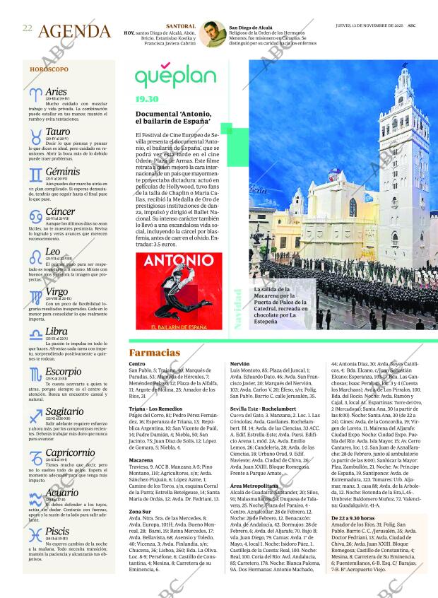 ABC SEVILLA 13-11-2025 página 22