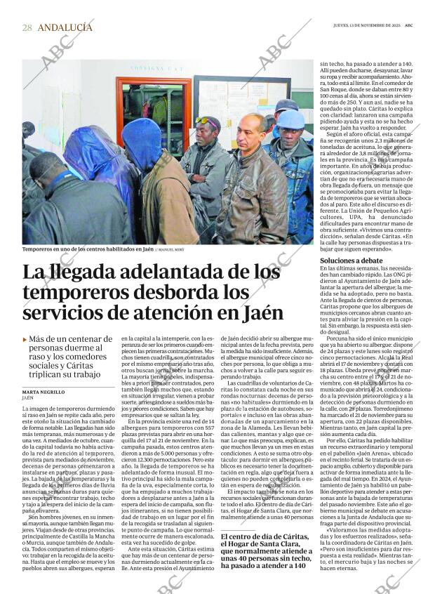 ABC SEVILLA 13-11-2025 página 28