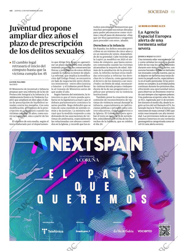 ABC SEVILLA 13-11-2025 página 49