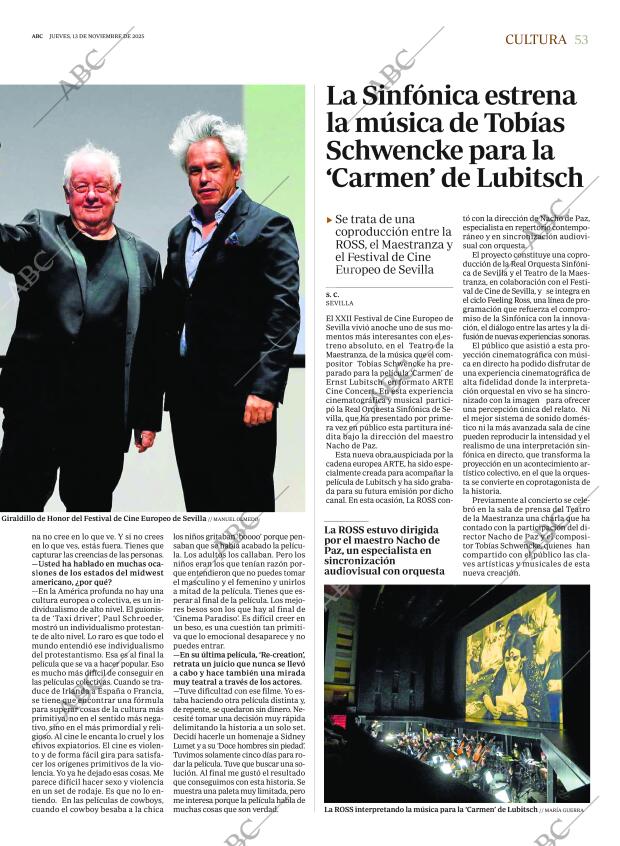 ABC SEVILLA 13-11-2025 página 53