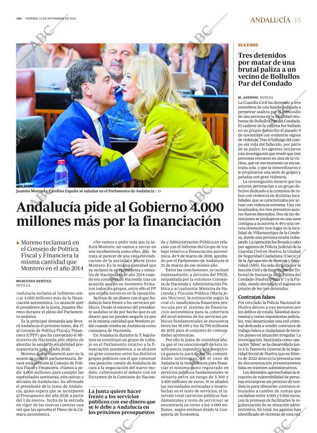 ABC CORDOBA 14-11-2025 página 15