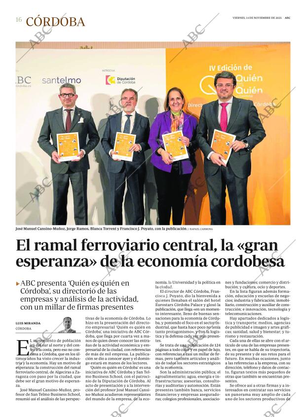 ABC CORDOBA 14-11-2025 página 16