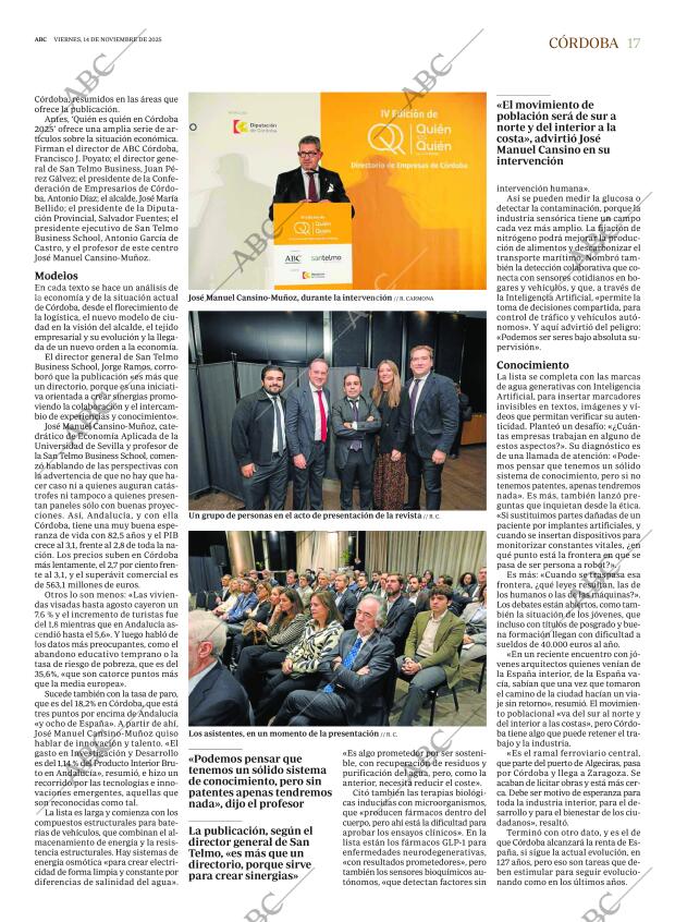 ABC CORDOBA 14-11-2025 página 17