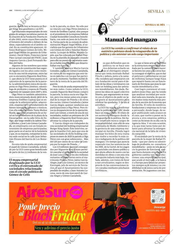 ABC SEVILLA 14-11-2025 página 15