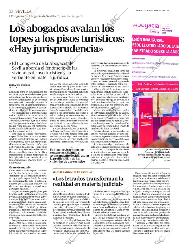 ABC SEVILLA 14-11-2025 página 22