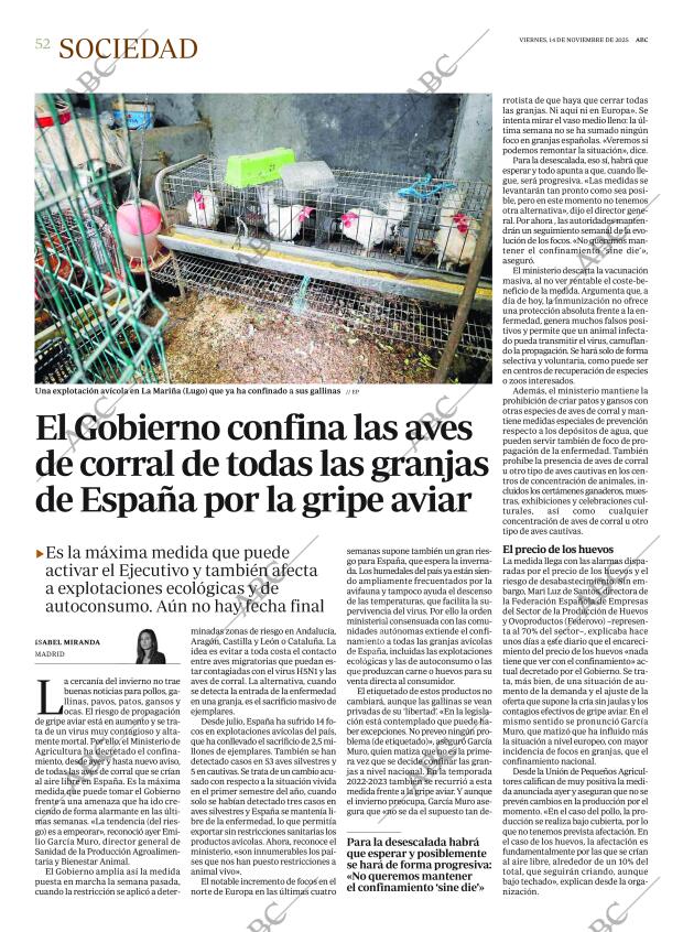 ABC SEVILLA 14-11-2025 página 52