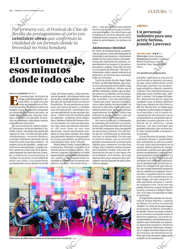 ABC SEVILLA 14-11-2025 página 57