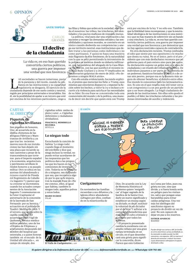 ABC SEVILLA 14-11-2025 página 6