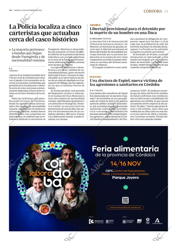 ABC CORDOBA 15-11-2025 página 19
