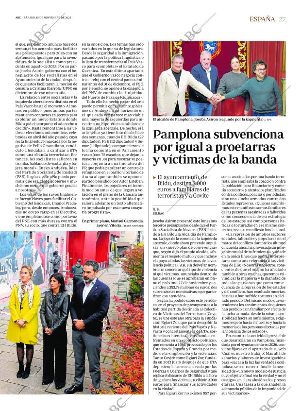 ABC CORDOBA 15-11-2025 página 27